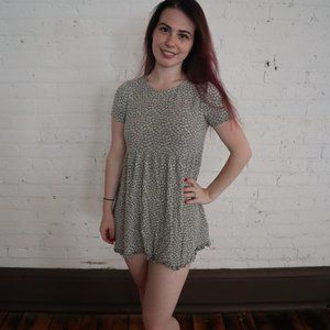 Forever21 Green/White Floral Dress